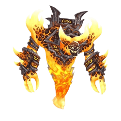 Señor del Fuego con vínculo rúnico