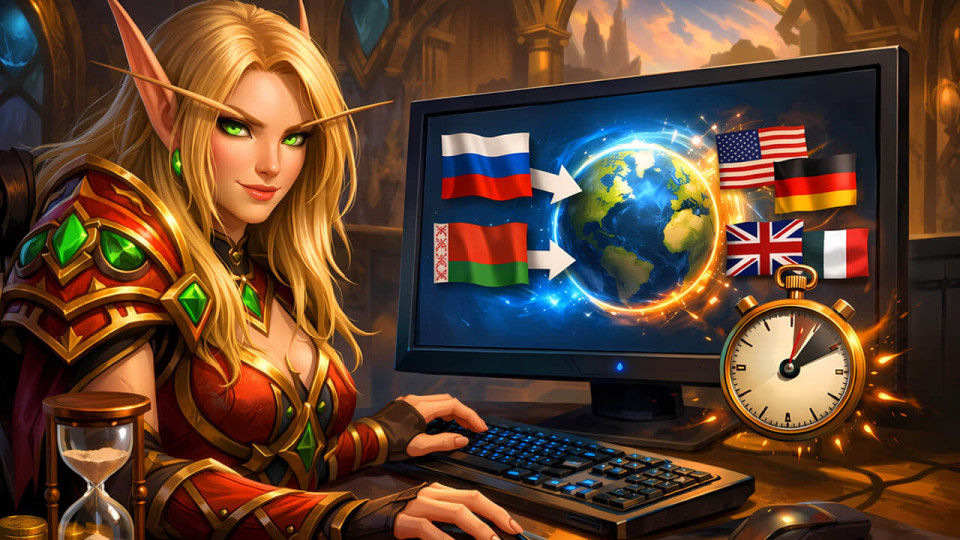 Changing Your Battle.net Region from Russia & Belarus