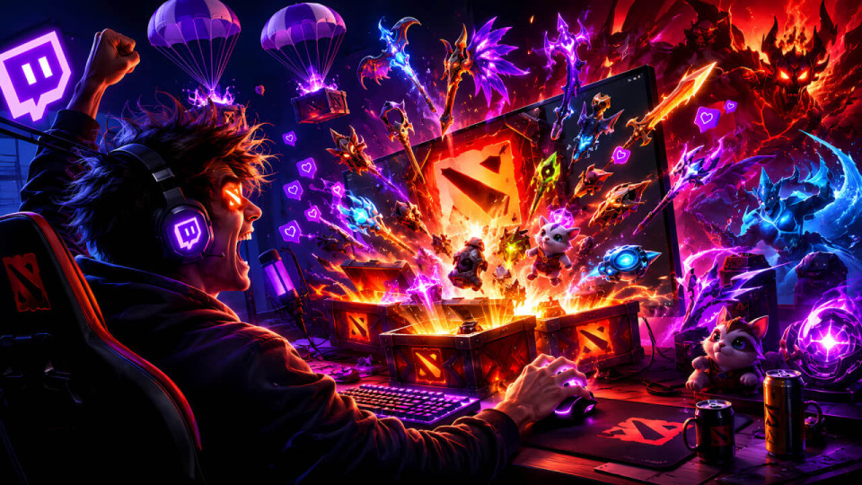 Твич дропы Dota 2 — как они работают и как забрать свой