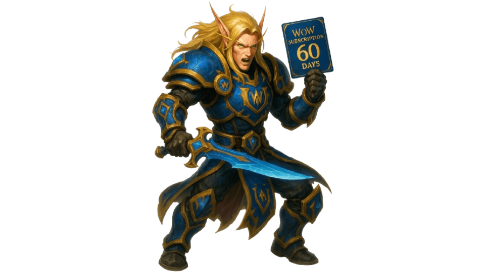 Suscripción WoW 60 días – Clave oficial para todas las versiones (EE. UU., UE, CEI)
