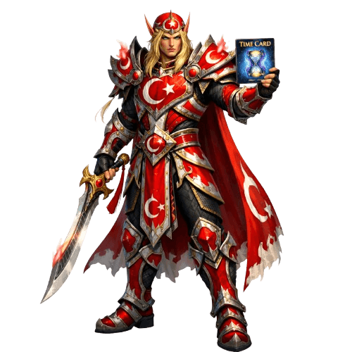 Comprar Tarjeta de Tiempo WoW Turquía — 60 Días de Juego Oficial para Jugadores TR