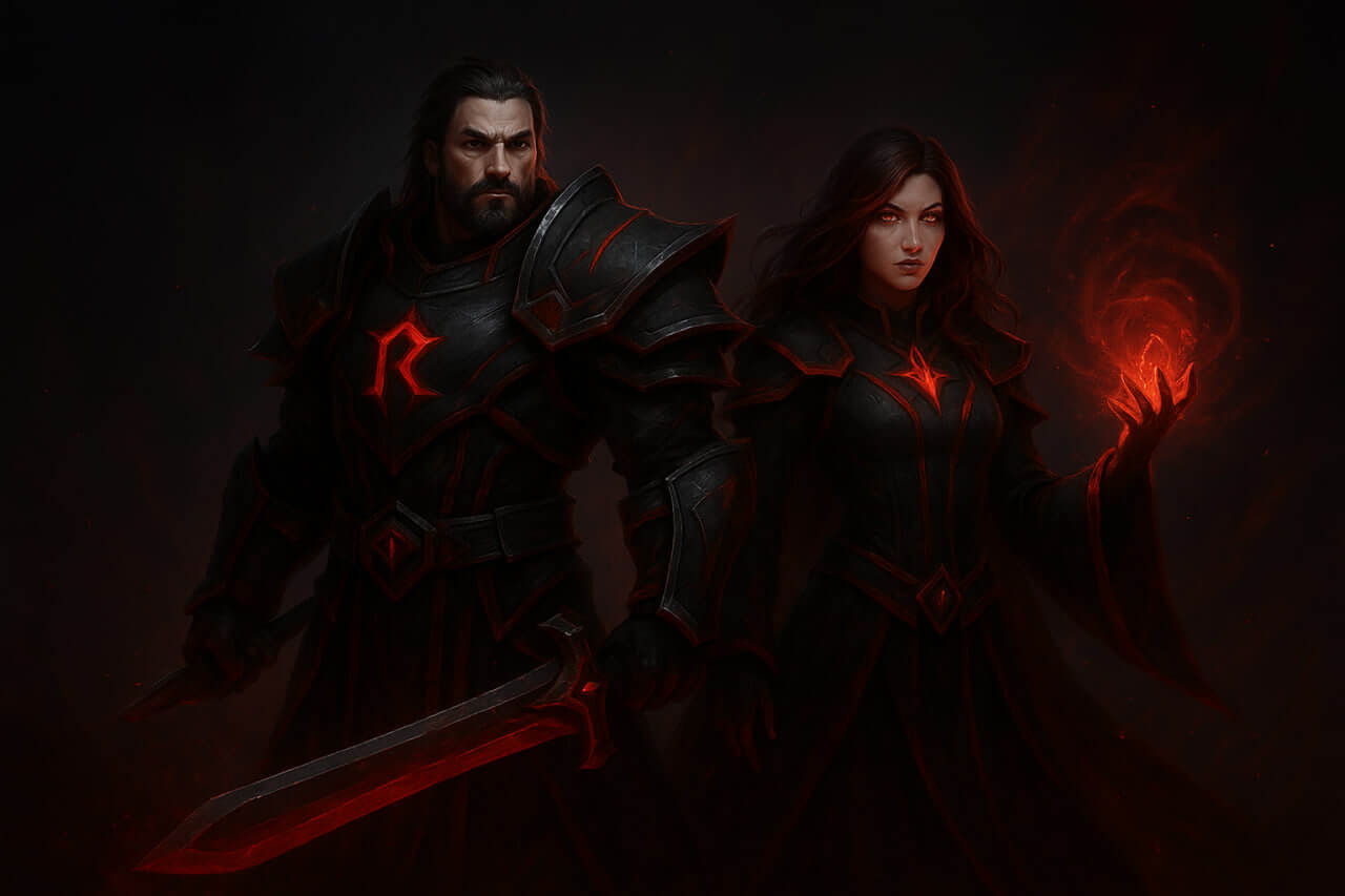 Rejoignez RaidLine ! humain, guerrier, voleur, fille, mage