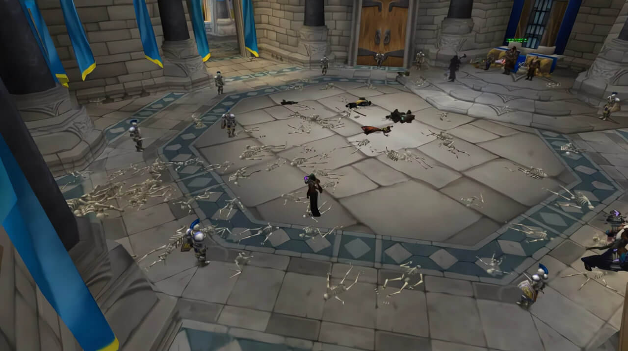 stormwind keep, skeletons, corpses, alliance
