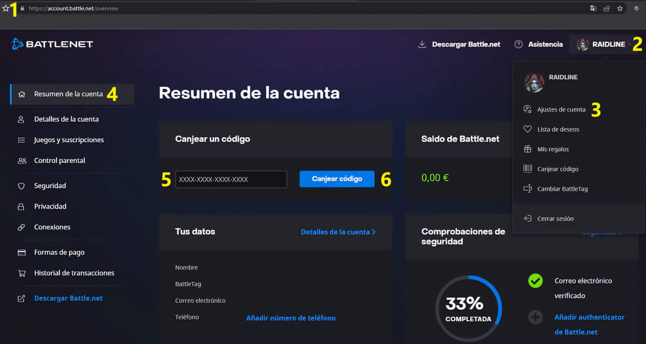 cómo activar una tarjeta de tiempo wow
